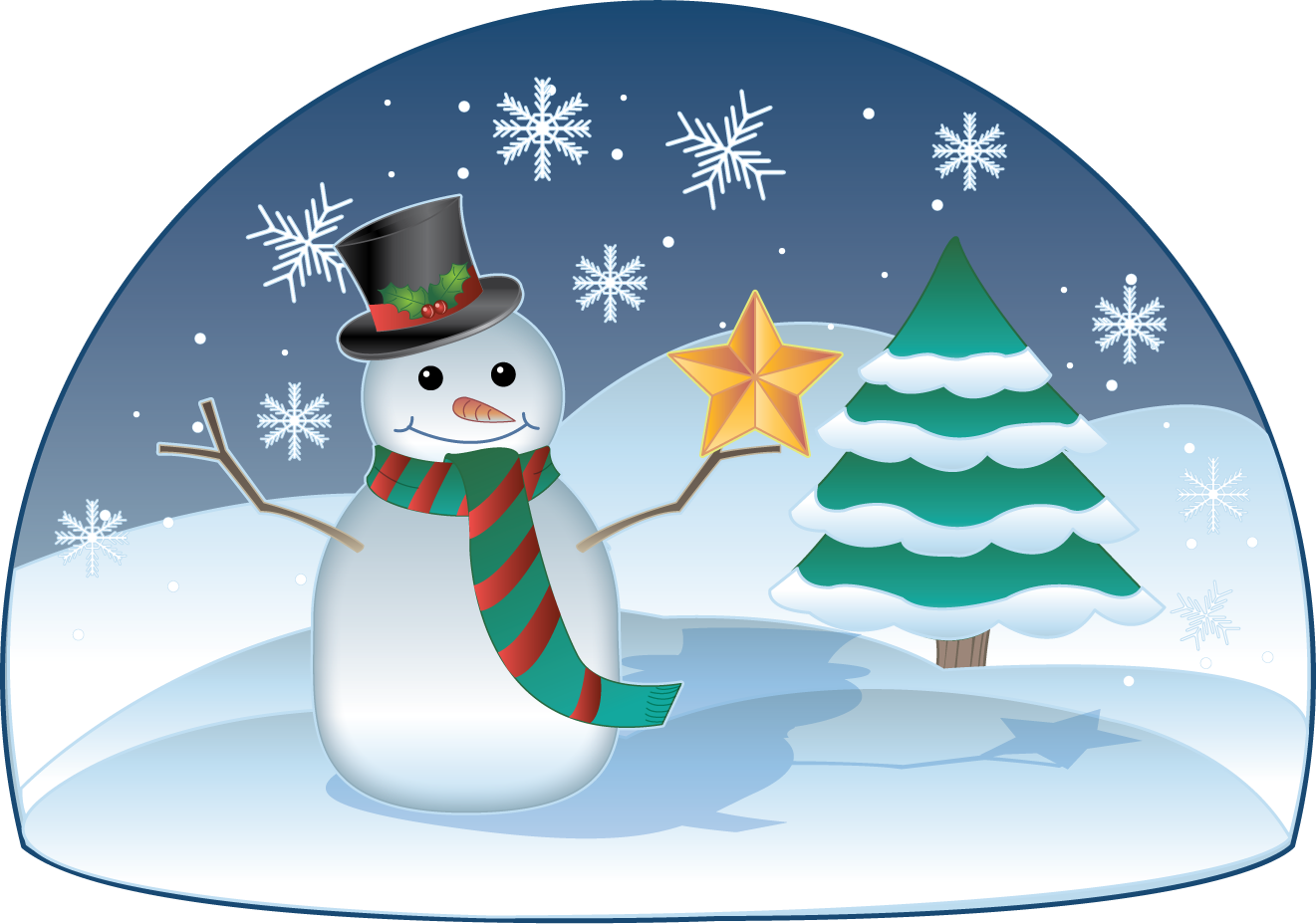Winter holiday scene clipart clip art free clip art microsoft clip