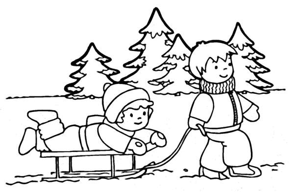 winter clipart black and white - Clip Art Library