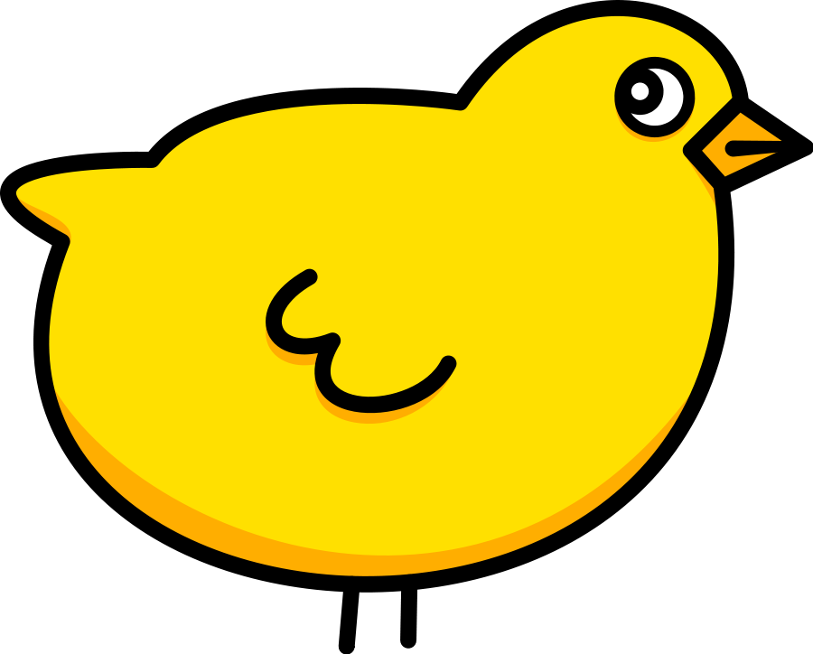 clipart yellow chick - photo #31