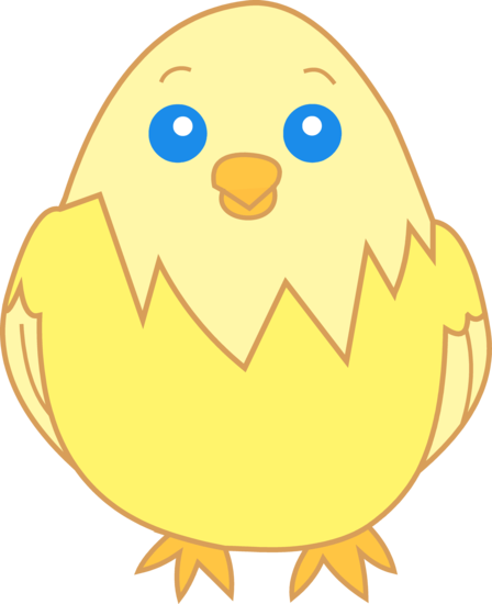 Cute yellow chick clipart free clip art image 