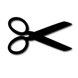 Scissor Cutting Line Clip Art