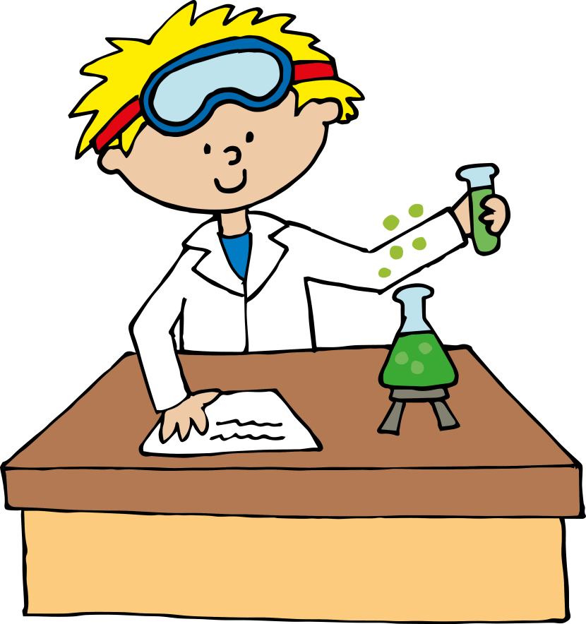 free clipart scientist cartoon - photo #2