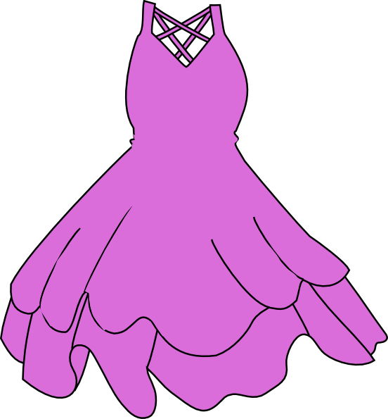 Lilac Dress Clip Art