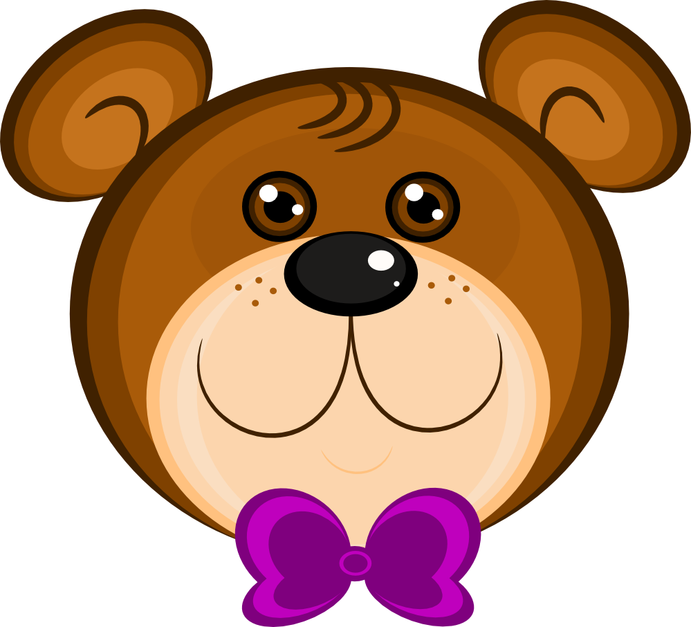 Bear Head Clipart 