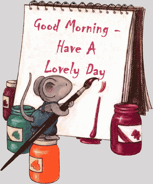 Good Morning Have Lovely Day Clipart