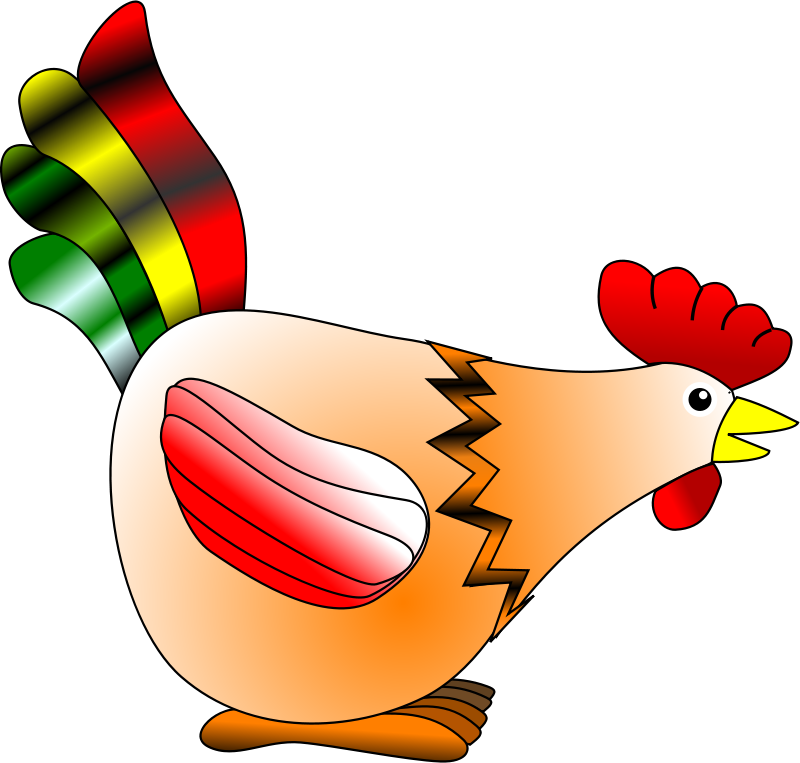 Hen chicken feed clipart free clipart image image