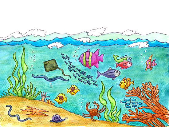 Under Ocean Clip Art