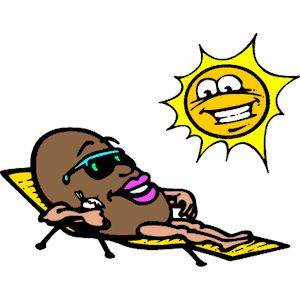 Sunbathing clipart, cliparts of Sunbathing free download