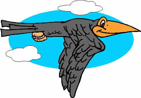 Clip Art Flying Bird