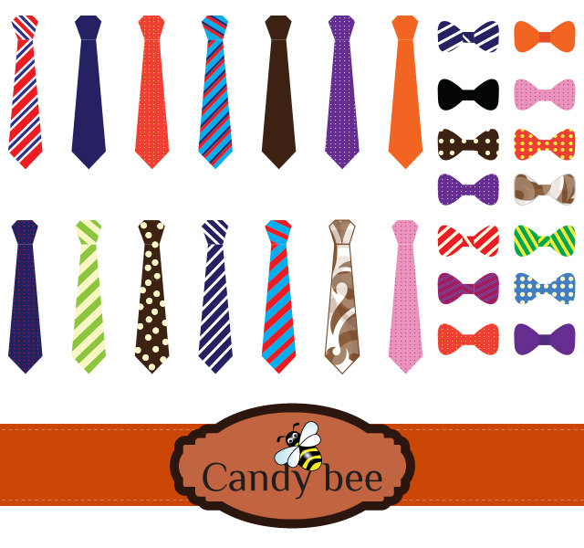 Popular items for tie clipart 
