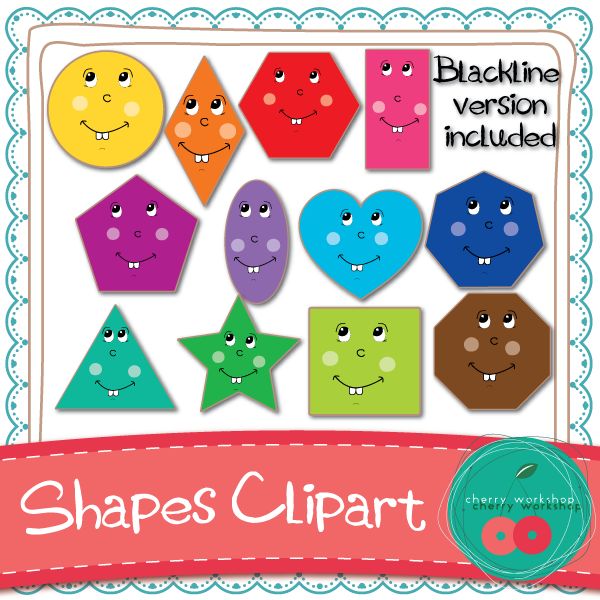 Shapes Clip Art {Commercial Use}