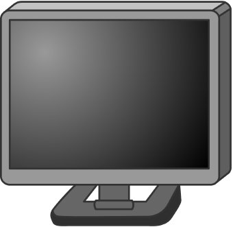 computer screen clipart - Clip Art Library