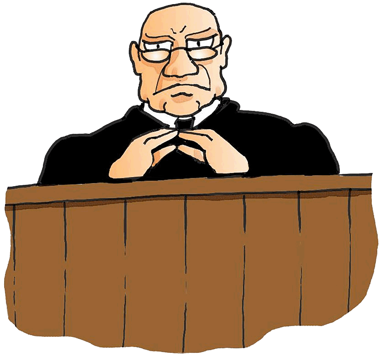 free clipart judge behind bench - photo #3