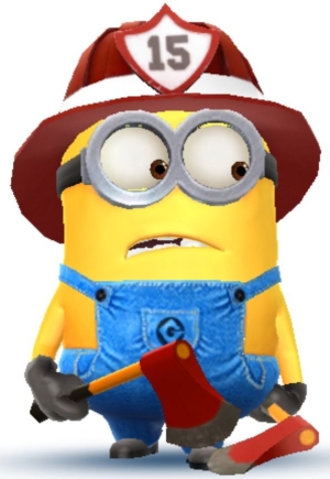 Firefighter Minion What Clipart