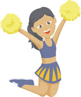 Free Cheerleading Clipart