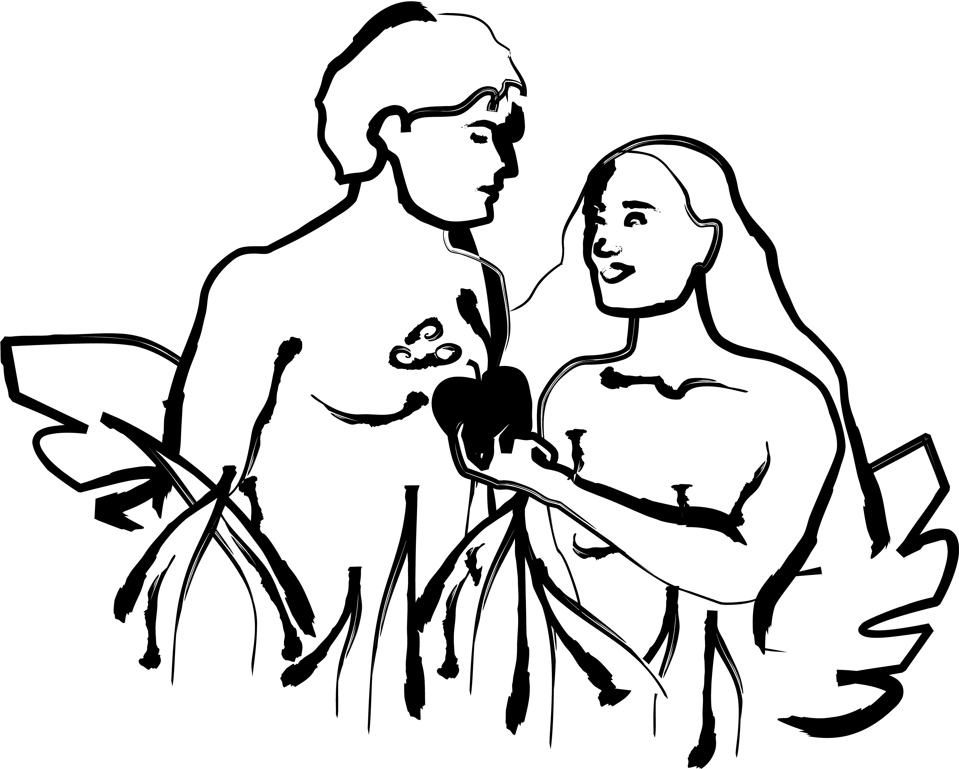 Adam and Eve Clipart Christian