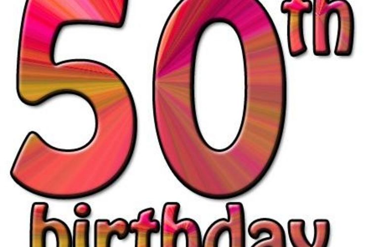 Turning 50 Clipart.
