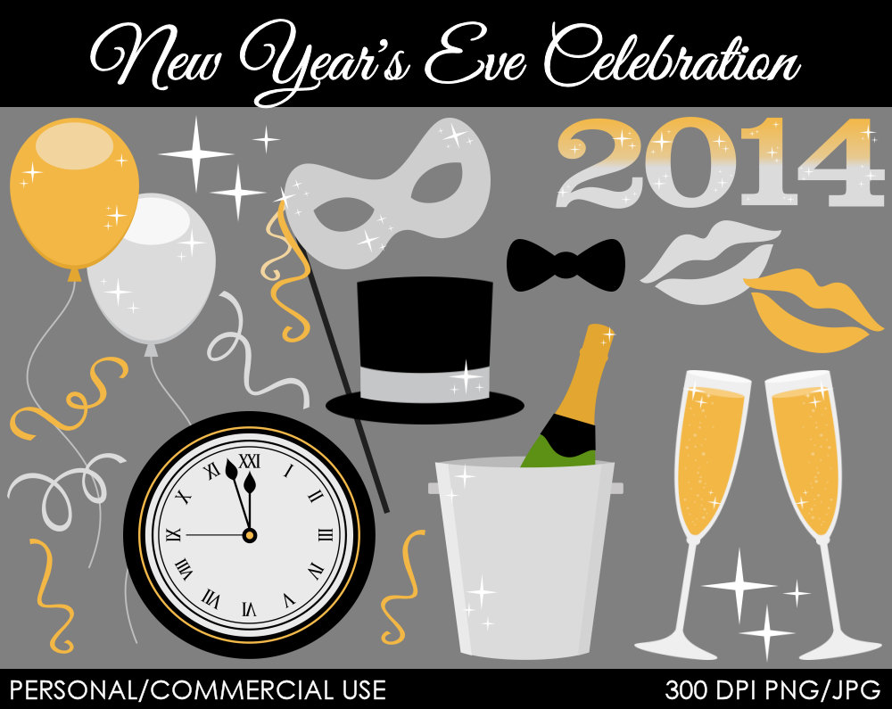 New Year S Eve 2014 Clipart