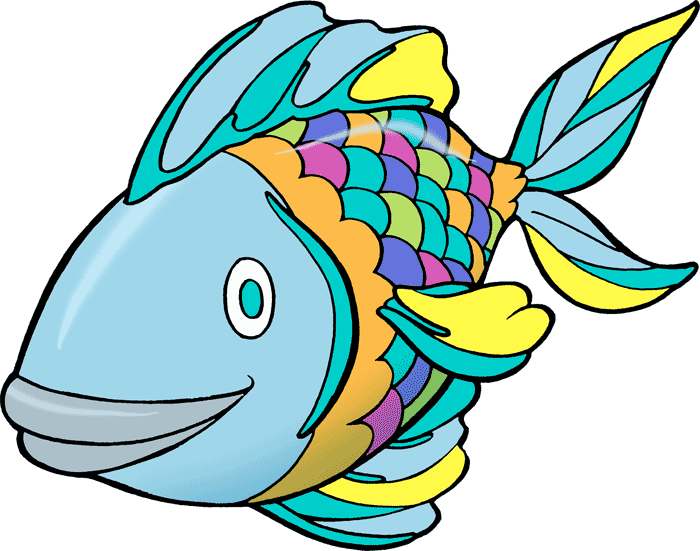 free colorful fish clipart - photo #47