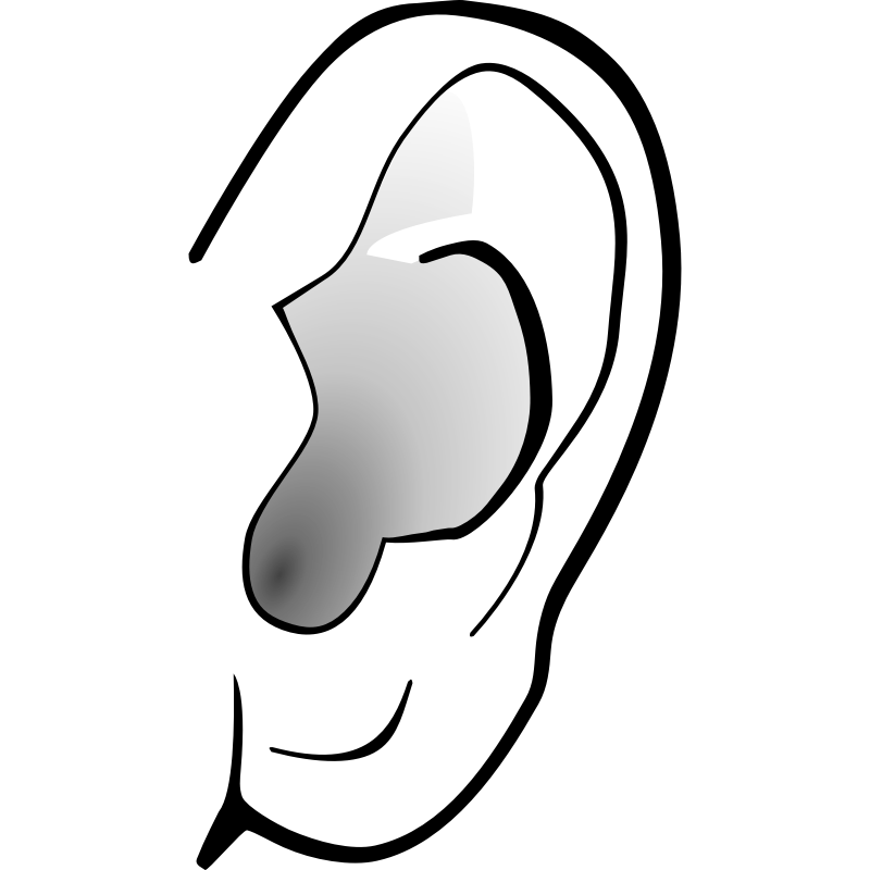 Left ear clipart free clip art image image