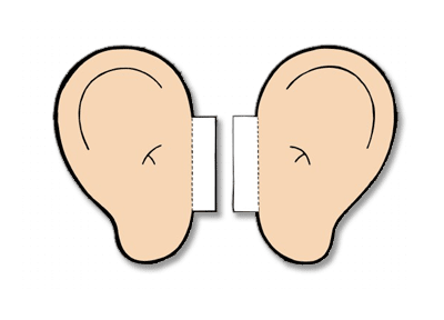 Cartoon ear clipart image