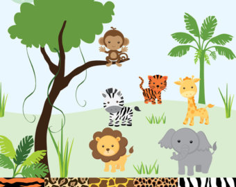 Jungle Safari Clipart