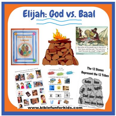 Bible Fun For Kids: Elijah: God Vs. Baal