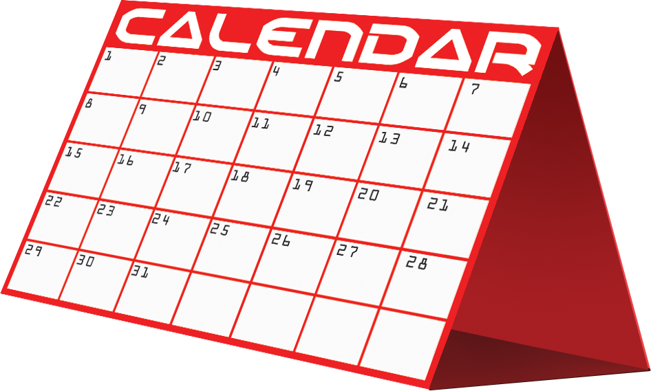 Mark your calendar clipart image