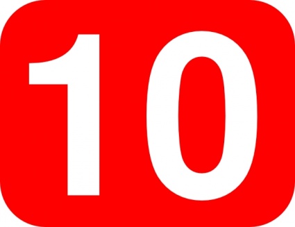 Number 10 Clipart 