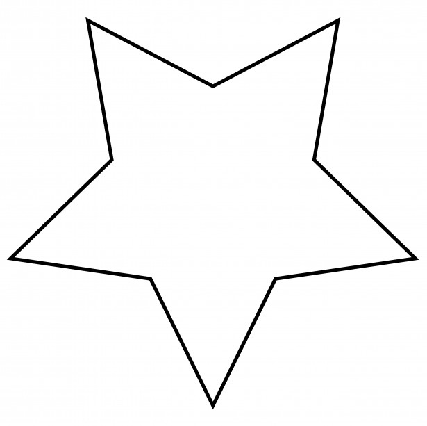 Star Outline Clipart Free Stock Photo