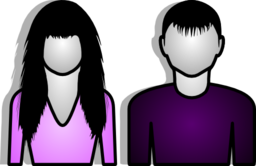 Male And Female Abstract Clipart