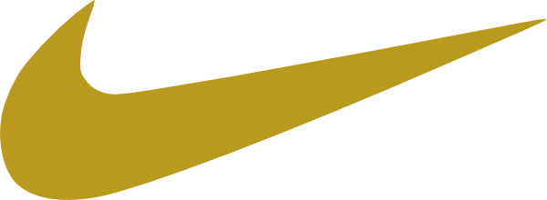 gold nike emblem