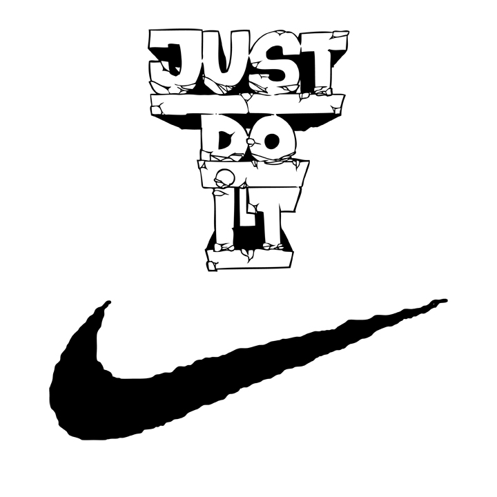 Nike Just Do It Logo Clip Art 992A  123 Free Graphics