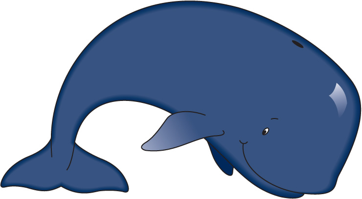 free cartoon whale clip art - photo #38