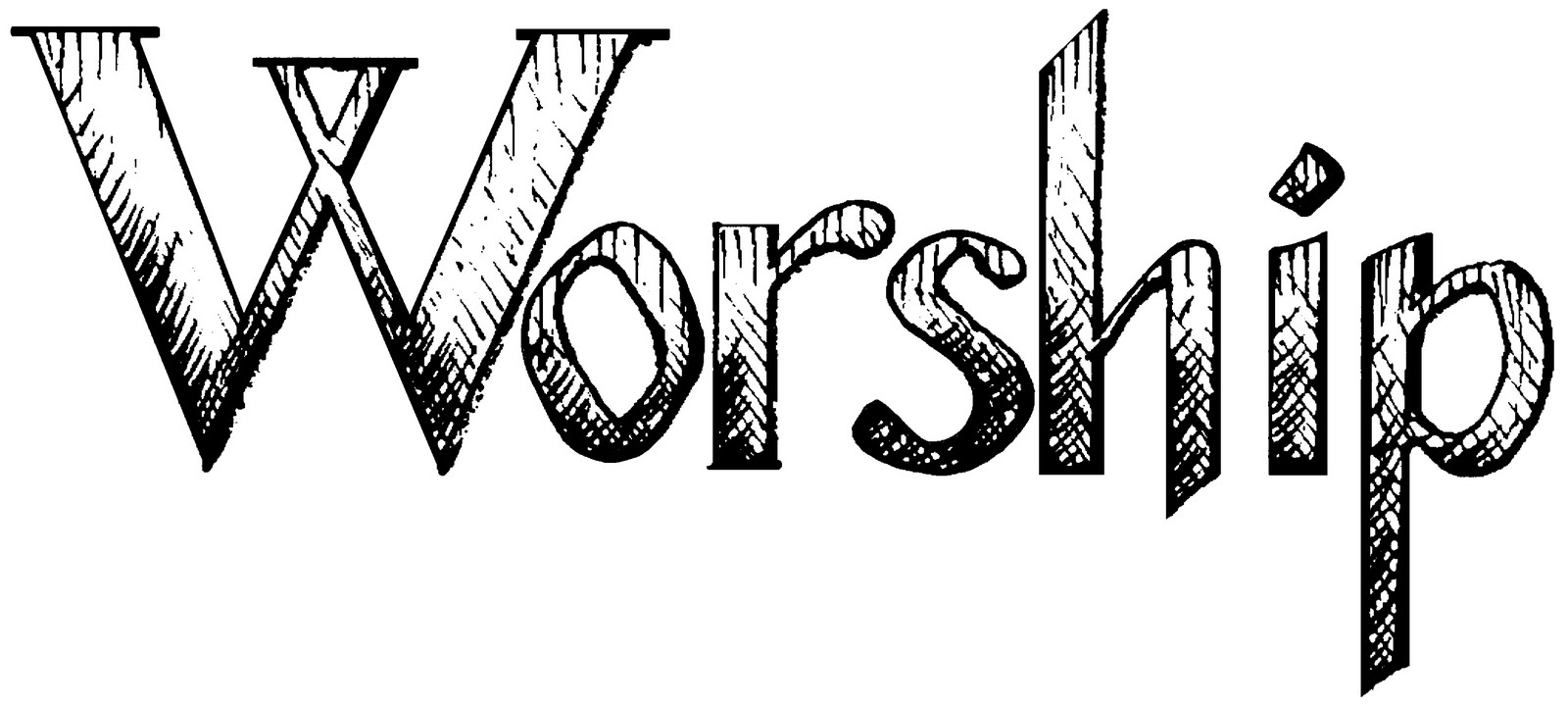 Family Worship Clipart