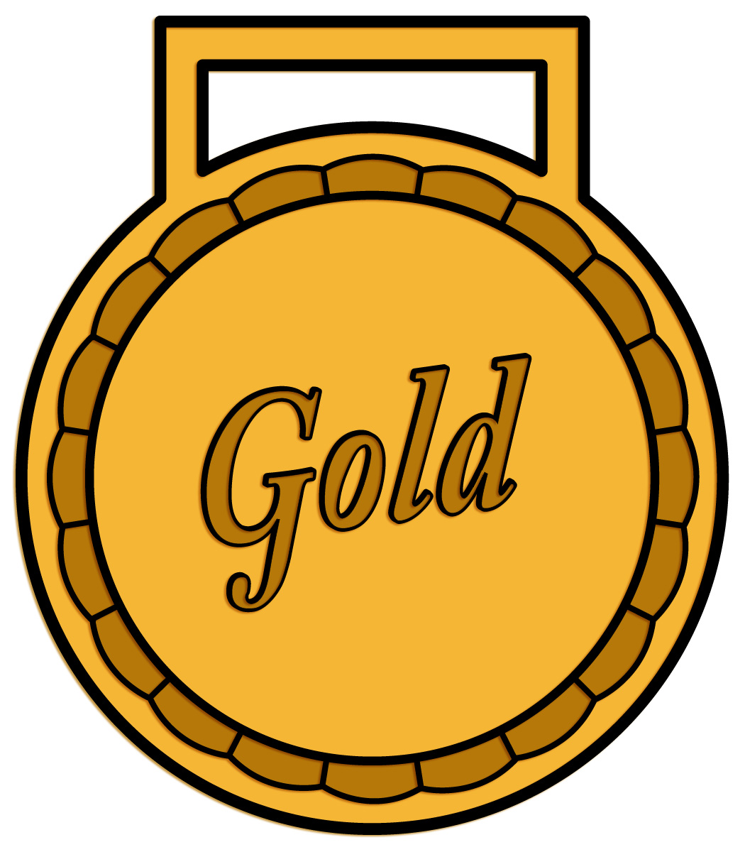 Gold Medal Vector