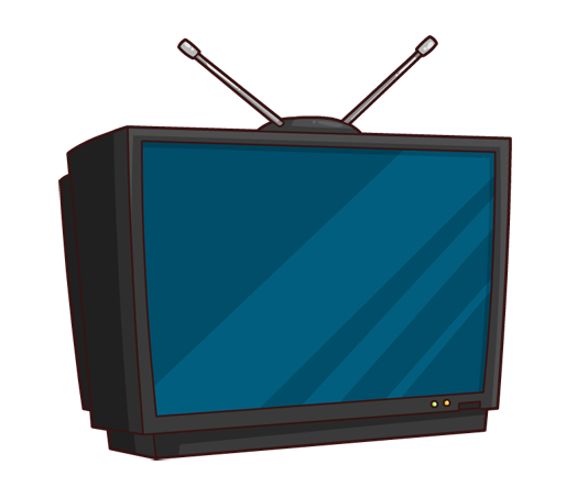 Free to Use , Public Domain Television Clip Art