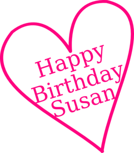 Happy Birthday Susan Clip Art