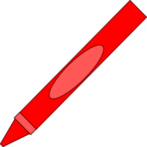 Red Crayon Clipart