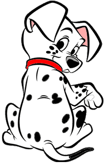101 Dalmatians Puppies Clip Art Image