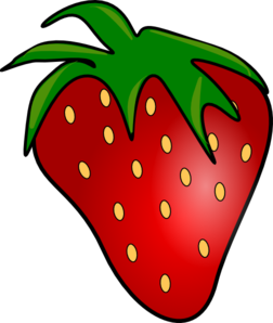 Red Delicious Strawberry clip art