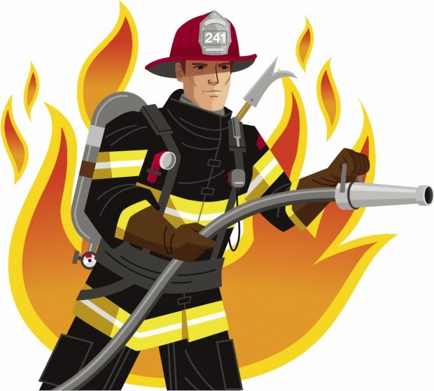 Fireman cute firefighter clipart free clipart image image