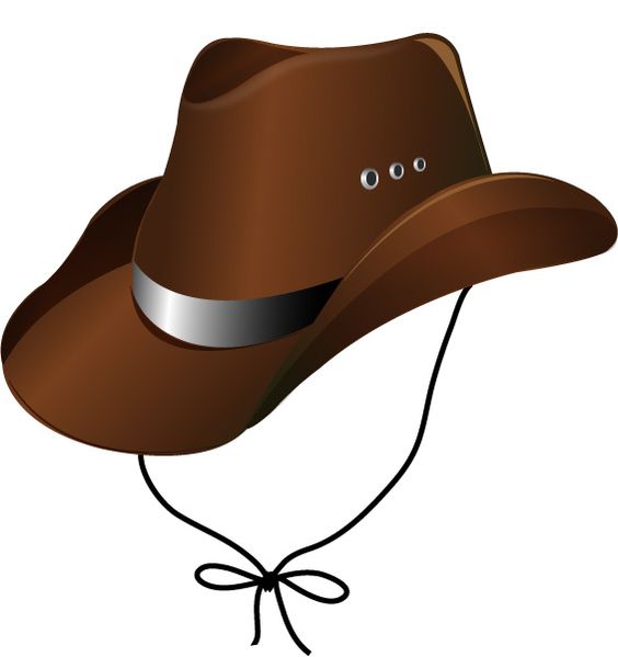 white cowboy hat clipart - photo #41