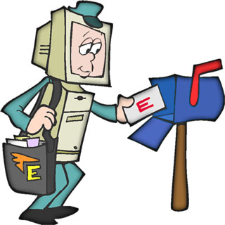 Email image animated mail clip art image