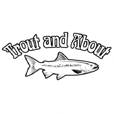 trout clip art black and white