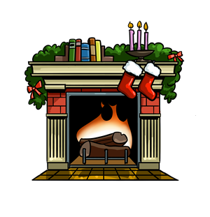 Fireplace cliparts