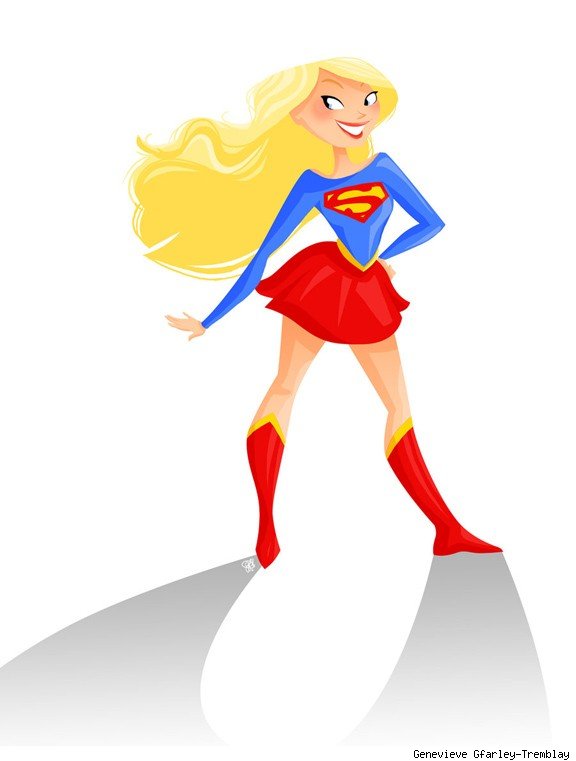 free clip art supergirl - photo #6