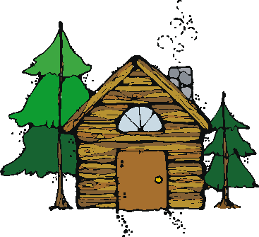 Cabin At Camp Clipart