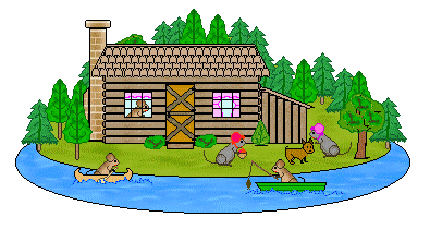 Log cabin clip art download image