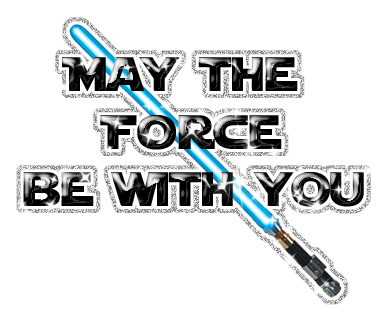 May The Force Be With You Clipart 